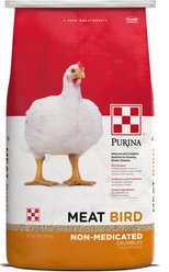 Purina Meat Bird 22% Protein Crumbles Chicken Feed, 40-lb bag