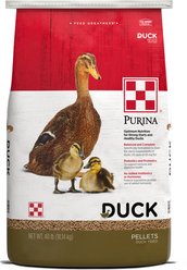 Purina 19% Protein Pellets Duck Feed, 40-lb bag