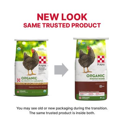 Show full view: Purina Organic Scratch Grains Poultry Feed, 35-lb bag slide 3 of 9