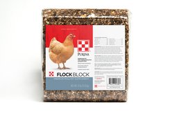 Purina Flock Block Poultry Supplement, 25-lb block