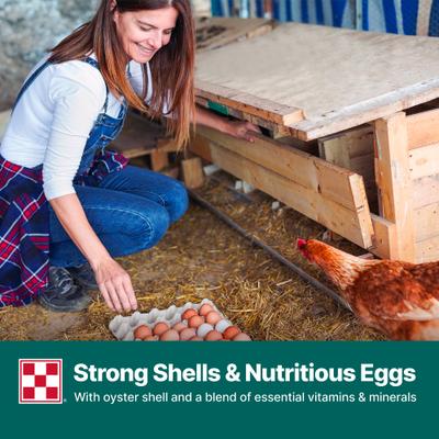 Show full view: Purina Organic Layer 16% Protein Crumbles Chicken Feed, 35-lb bag slide 7 of 9