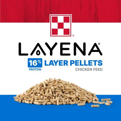 Show full view: Purina Layena 16% Protein Pellets Chicken Feed, 10-lb bag slide 3 of 9
