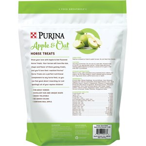 Purina Animal Nutrition Apple & Oat Horse Treats, 3.5-lb bag