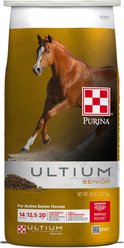 Purina Ultium Senior Horse Feed, 50-lb bag