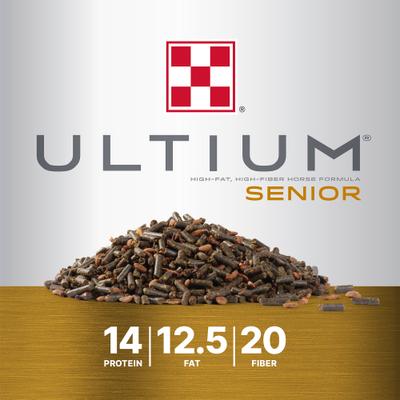 Show full view: Purina Ultium Senior Horse Feed, 50-lb bag slide 3 of 10