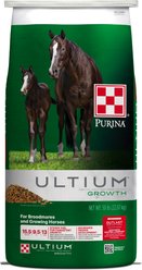 Purina Ultium Growth Horse Feed, 50-lb bag