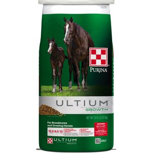 Purina Ultium Growth Horse Feed, 50-lb bag