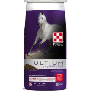 Purina Ultium Gastric Care Performance Horse Feed, 50-lb bag
