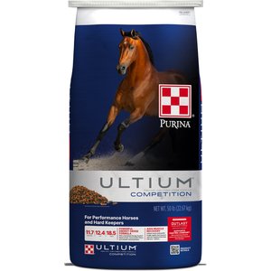 Purina Ultium Competition Horse Feed, 50-lb bag