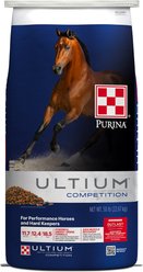 Purina Animal Nutrition Purina Ultium Competition Horse Feed, 50-lb bag