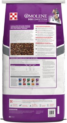 Show full view: Purina Omolene 500 Competition Horse Feed, 50-lb bag slide 2 of 3