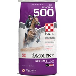 Purina Omolene 500 Competition Horse Feed, 50-lb bag