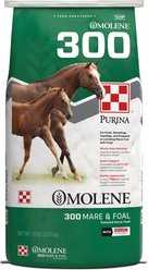 Purina Omolene 300 Mare & Foal Horse Feed, 50-lb bag