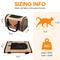 Show in main carousel: Gapzer Soft Sided Collapsible Airline Approved Dog & Cat Carrier Bag, 18.8 x 11.8 x 12.6-in, Brown slide 4 of 9