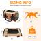 Show in main carousel: Gapzer Soft Sided Collapsible Airline Approved Dog & Cat Carrier Bag, 17.7 x 11 x 11.8-in, Brown slide 8 of 9