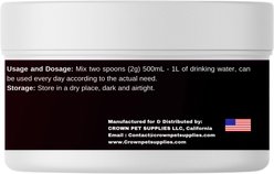 Crown Pet Supplies Calcium with Vitamin D3 Powder Pigeon Supplement, 3.53-oz jar slide 2 of 8