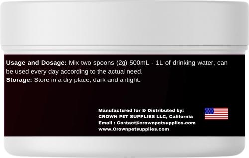 Show full view: Crown Pet Supplies Calcium with Vitamin D3 Powder Pigeon Supplement, 3.53-oz jar slide 3 of 8