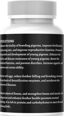 Show full view: Crown Pet Supplies Treasure Pills Fertility, Growth & Immunity Pigeon Supplement, 100 count slide 3 of 6