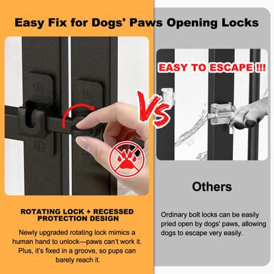 Show full view: Invenho Marble Grained Heavy Duty Furniture Style End Table Dog Crate, 46 inch slide 3 of 9