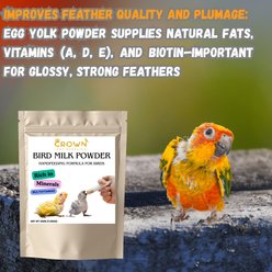Crown Pet Supplies Hand Feeding Formula Full of Multivitamin Bird Supplement, 7.055-oz bag slide 2 of 9