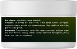 Crown Pet Supplies Full Spectrum of Vitamins Powder Parrot Supplement, 3.53-oz jar slide 2 of 8