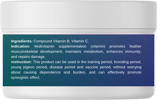 Show full view: Crown Pet Supplies Vitamins Plus Powder Pigeon Supplement, 3.53-oz jar slide 2 of 9