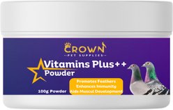 Crown Pet Supplies Vitamins Plus Powder Pigeon Supplement, 3.53-oz jar