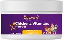Crown Pet Supplies Complete Daily Vitamins Powder Chicken Supplement, 3.53-oz jar