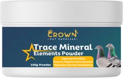 Crown Pet Supplies Trace Mineral Elements Powder Racing Pigeon Supplement, 3.53-oz jar
