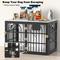Show in main carousel: Invenho Marble Grained Heavy Duty Furniture Style End Table Dog Crate, 46 inch slide 4 of 9
