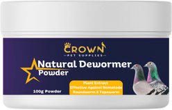 Crown Pet Supplies Dewormer Powder Pigeon Supplement, 3.53-oz jar