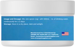 Crown Pet Supplies Electrolytes Plus Powder Pigeon Supplement, 3.53-oz jar slide 2 of 9
