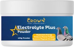 Crown Pet Supplies Electrolytes Plus Powder Pigeon Supplement, 3.53-oz jar