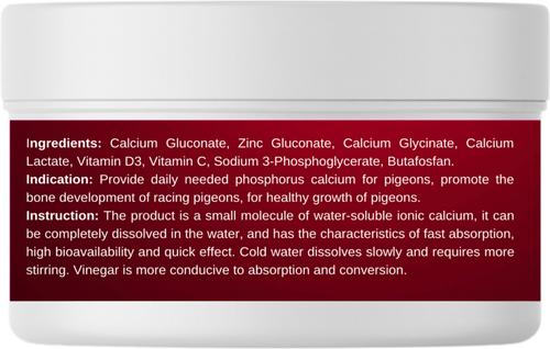 Show full view: Crown Pet Supplies Calcium with Vitamin D3 Powder Pigeon Supplement, 3.53-oz jar slide 2 of 8