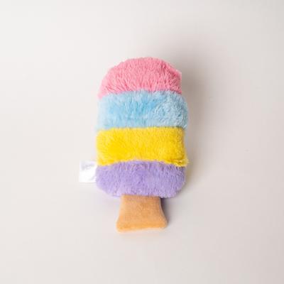 Show full view: Bundle x Joy Poppin’ Popsicle Squeaky Crinkle Plush Dog Toy, Rainbow, Medium slide 3 of 6