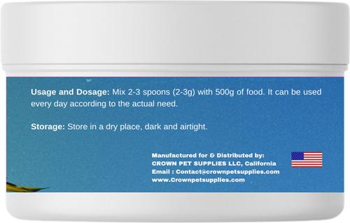 Show full view: Crown Pet Supplies Calcium & Vitamin D3 Powder Bird Supplement, 3.53-oz jar slide 3 of 8