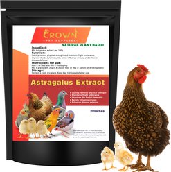 Crown Pet Supplies Astragalus Extract Powder Bird Supplement, 7.055-oz bag