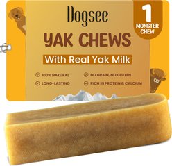 Dogsee Original Himalayan Yak Cheese Dog Chew Treats, Monster, 1 count