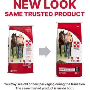 Purina Equine Senior Horse Feed, 50-lb bag