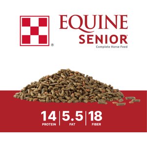 Purina Equine Senior Horse Feed, 50-lb bag