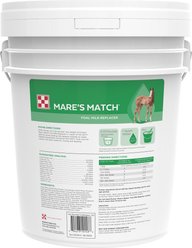 Purina Mare's Match Foal Milk Replacer Powder Supplement, 20-lb pail slide 2 of 2