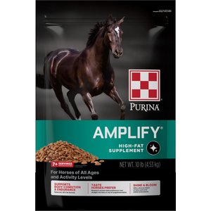 Purina Amplify High-Fat Horse Supplement, 10-lb bag