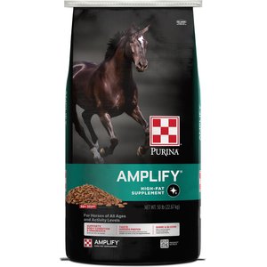 Purina Amplify High-Fat Horse Supplement, 50-lb bag