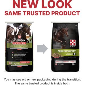 Purina SuperSport Amino Acid Pellets Horse Performance Supplement, 25-lb bag
