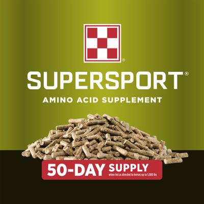 Show full view: Purina SuperSport Amino Acid Pellets Horse Performance Supplement, 25-lb bag slide 3 of 10