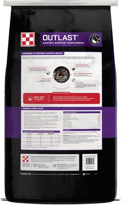 Show full view: Purina Outlast Gastric Support Pellets Horse Digestive Aid, 40-lb bag slide 2 of 10