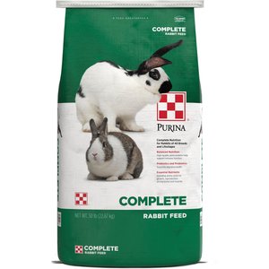 Purina Complete Rabbit Pelleted Feed, 50-lb bag