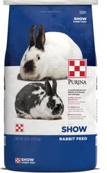 Purina Show Rabbit Pellet Feed, 50-lb bag