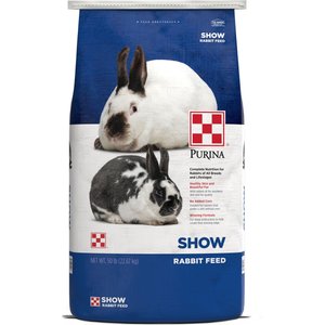 Purina Show Rabbit Pellet Feed, 50-lb bag