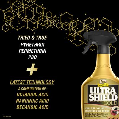 Show full view: Absorbine UltraShield Gold Horse Fly Spray Refill, 32-fl oz bottle slide 4 of 11